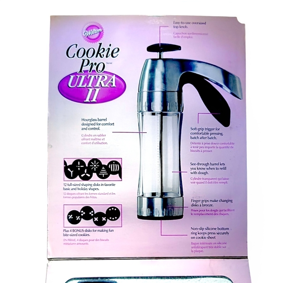 Wilton Cookie Pro Ultra II Cookie Press - 16 Disk Set - New In Box - Picture 5 of 6